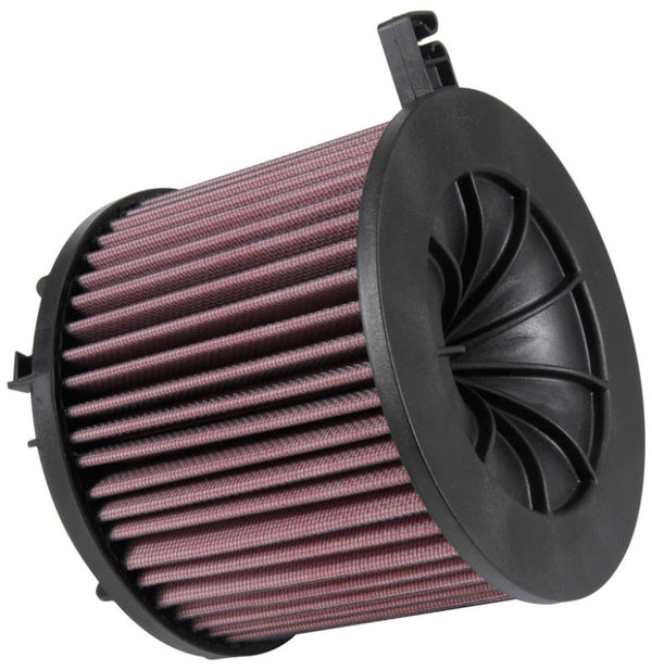 K&N 15-18 Audi A4 L4-1.4L 18-20 A5/RS5 2021 Q5 F/I Drop In Replacement Air Filter - E-0646 for 2015-2025 Audi A4 - front view