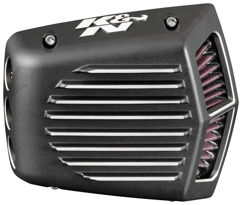 K&N Street Metal Intake System for 01-16 Harley Davidson Softail/Dyna - Shaker Black - RK-3950 for 2007-2017 Harley-Davidson 