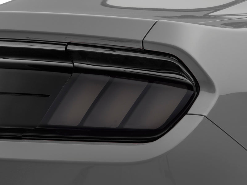 Raxiom 15-22 Ford Mustang Profile LED Tail Lights - Gloss Black Housing (Smoked Lens) - 402183