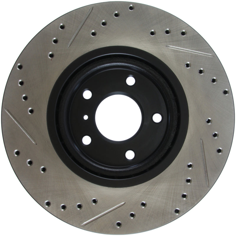 StopTech 06-07 350Z / 05-07 G35 exp Sport/ 06-07 G35X SportStop Slotted &amp; Drilled Front Left Rotor