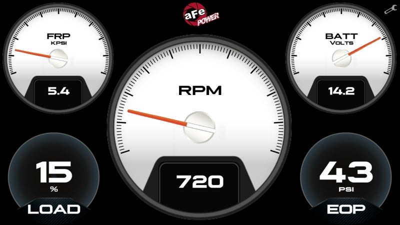 aFe AGD Advanced Gauge Display Digital 5.5in Monitor 08-18 Dodge/RAM/Ford/GM Diesel Trucks - 77-91001