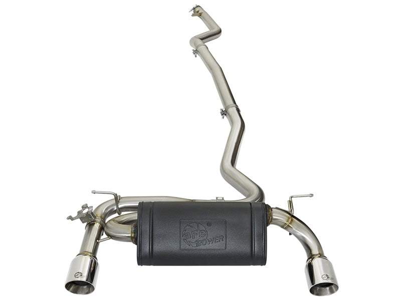 afe POWER MACH Force-Xp 16-17 BMW 340i/340ix/ 3.0L 304 SS Cat-Back Exhaust System - 49-36334-P