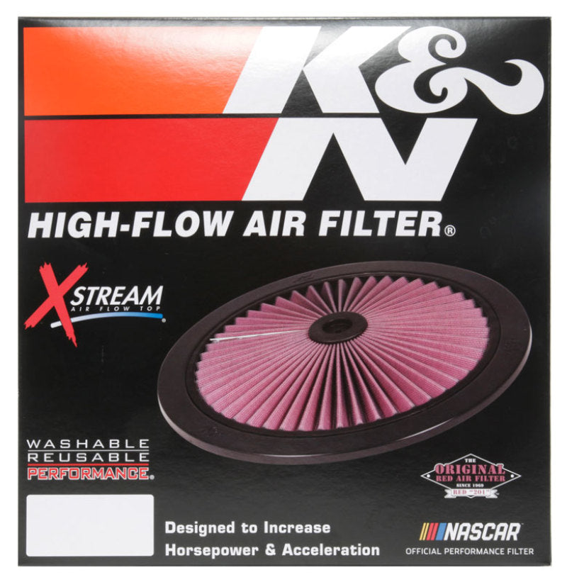 K&N X-Stream Top Filter Only 11in - Black - 66-1101