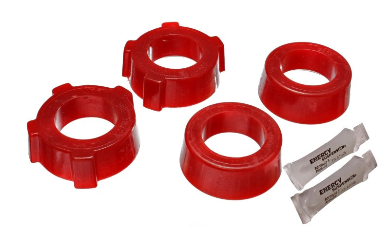 Energy Suspension 69-78 Vokswagen (Air Cooled) Red Rear Spring Plate Bushing Set - 15.2109R for 1969-1978 Volkswagen Beetle -