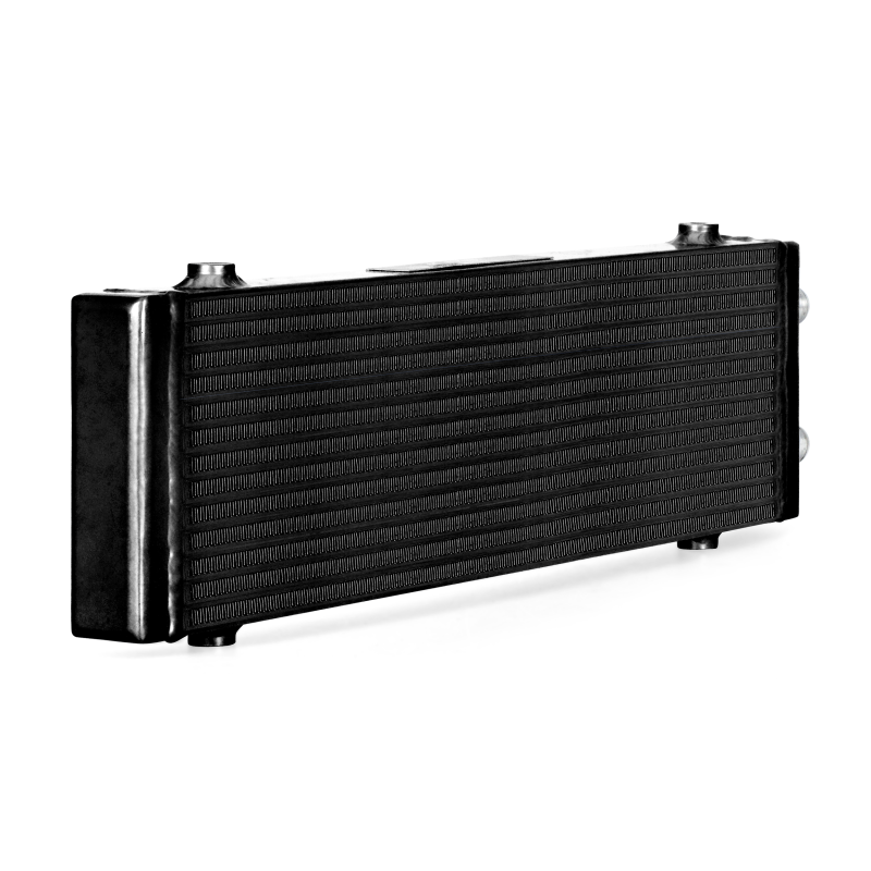 Mishimoto Universal Large Bar and Plate Dual Pass Black Oil Cooler - MMOC-DP-LBK