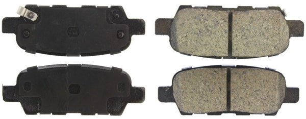 StopTech Street Touring 6/02-08 350z / 01-08 G35 Rear Brake Pads - 308.09050 for 2002-2023 Nissan Altima - front view