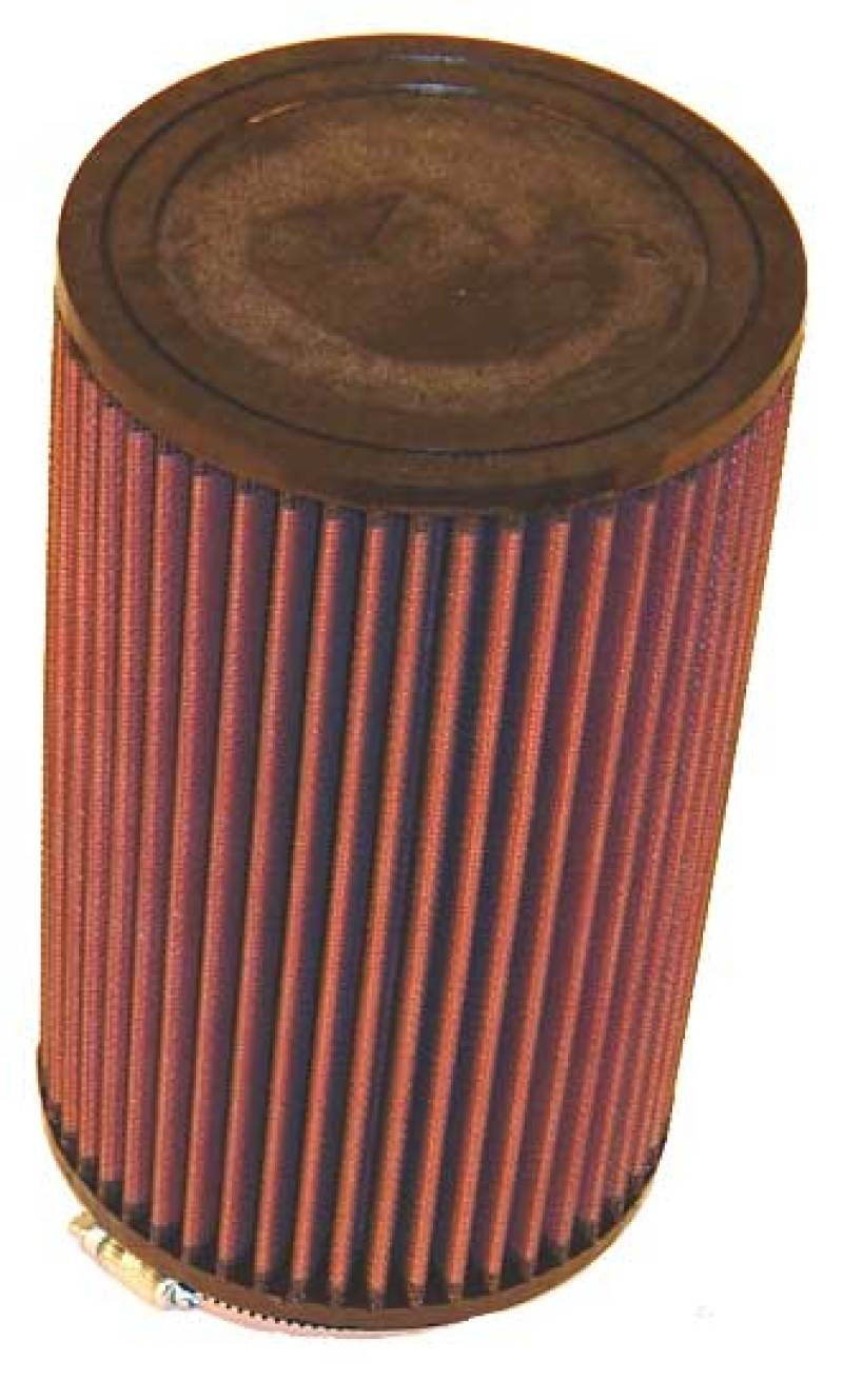 K&N Filter Universal Rubber Filter Round Straight 3.5in Flange ID x 5in OD x 8.5in H - RU-1785 by K&N Engineering - front vie