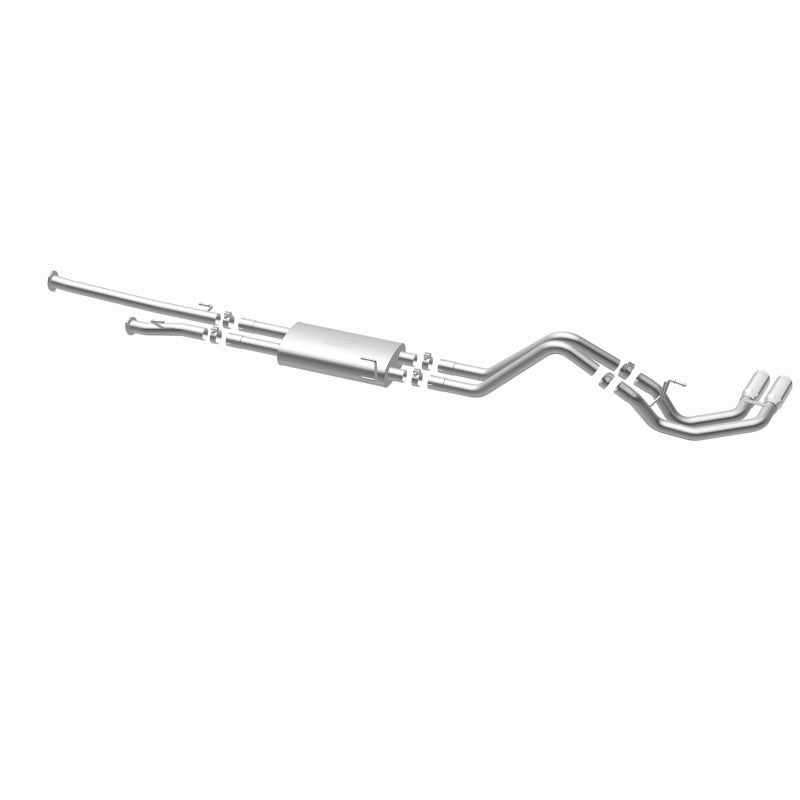 MagnaFlow 14 Toyota Tundra V8 4.6L/5.7L Stainless C/b Exhaust Dual same side pass. rear tire - 15306