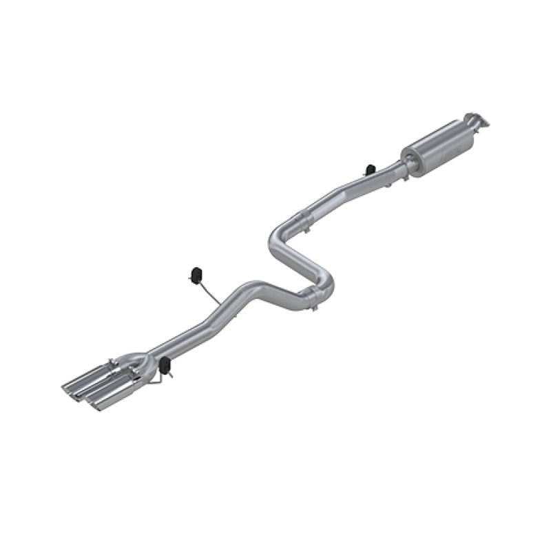 MBRP 14-19 Ford Fiesta ST 1.6L EcoBoost 3in Dual Outlet Alum Cat Back - S4202AL