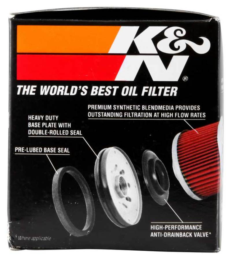 K&N Honda / Kawasaki 3.25in OD x 3.719in H Oil Filter - KN-202