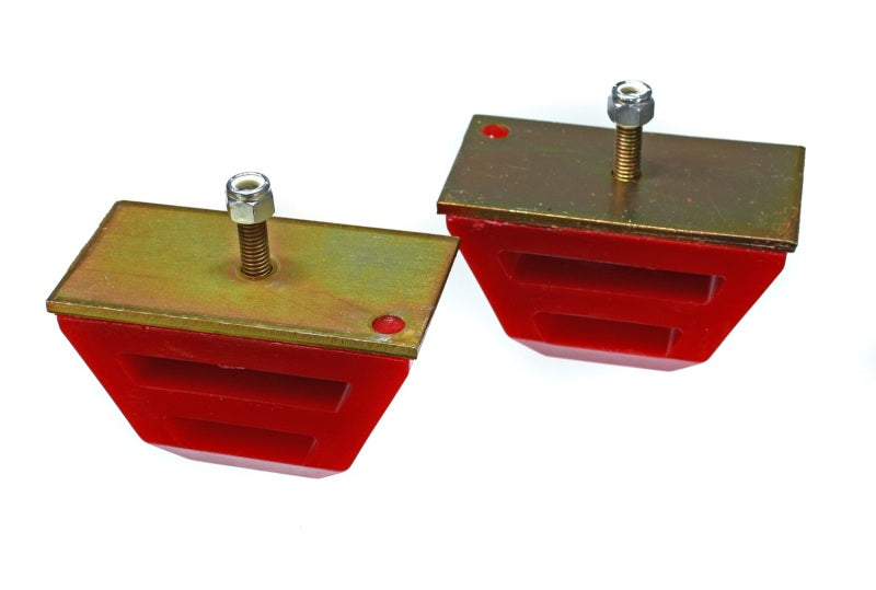 Energy Suspension 2-1/2 Bump Stop Heavy Duty (2) - Red - 9.9109R by Energy Suspension - front view