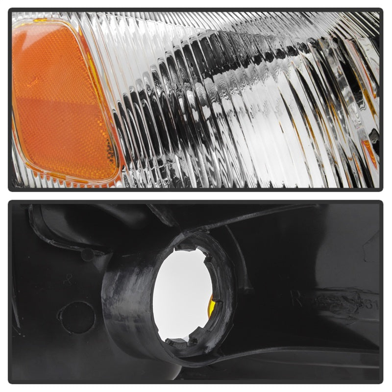 xTune 97-99 Toyota Camry 4pc OEM Style Headlights w/Corner Lights - Chrome (HD-JH-TCAM97-SET-C) - 9042843