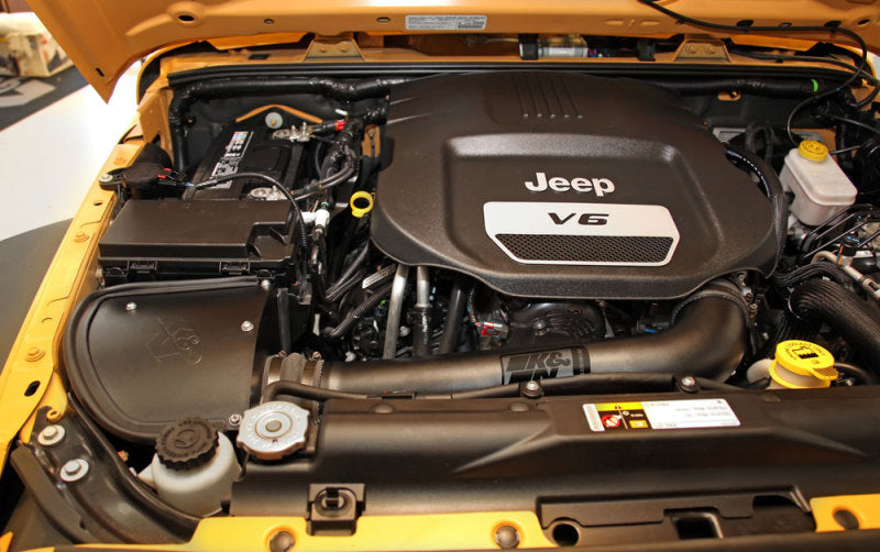 K&amp;N 71 Series Performance Intake Kit for 12-18 Jeep Wrangler 3.6L V6 (12-15 CARB Approved) - 71-1566