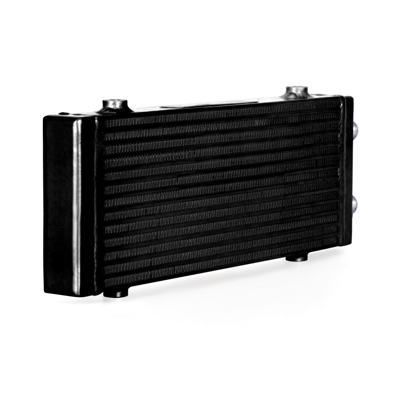 Mishimoto Universal Medium Bar and Plate Dual Pass Black Oil Cooler - MMOC-DP-MBK