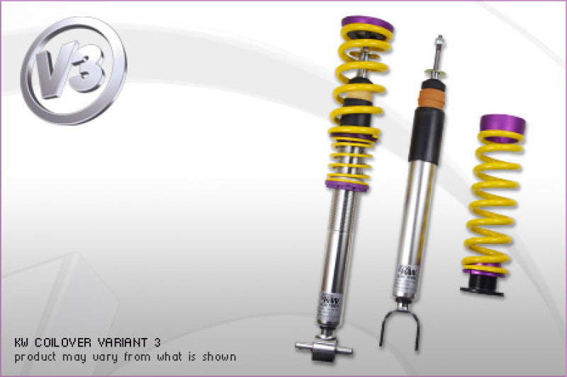 KW Coilover Kit V3 Porsche 911 (964) Carrera 2; incl. Convertible + Targa - 35271011