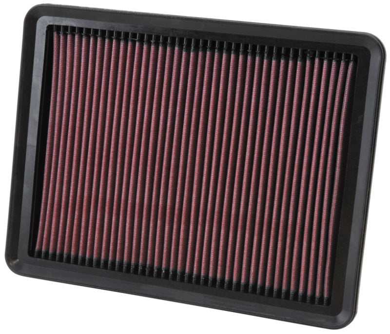 K&N Replacement Air Filter 11.75in O/S Length x 9in O/S Width x 1.188in H for 13 Hyundai Santa Fe - 33-2493