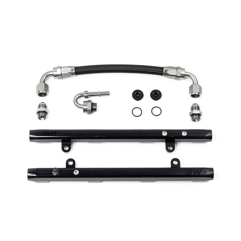 DeatschWerks 11-17 Ford Mustang / F-150 Coyote 5.0 V8 Fuel Rails w/ Crossover - 7-301-OE