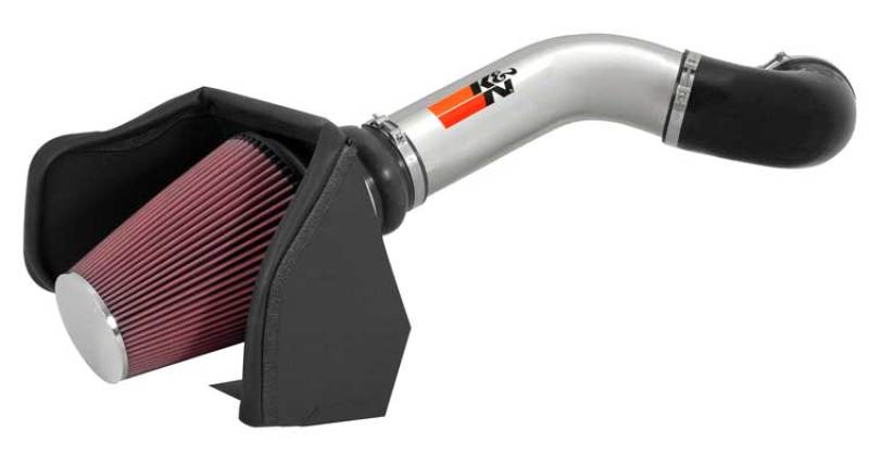 K&N 99-04 Chevy Silverado V8-4.8/5.3L Polished High Flow Performance Kit - 77-3021KP for 1999-2004 Chevrolet Silverado 1500 -