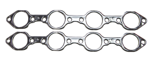 Kooks Small Block Ford Header Gasket 3in Inline Bolt Pattern Multi-Layer Aluminum - PY-8013-AL by Kooks Headers - front view