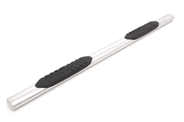 Lund 09-17 Dodge Ram 1500 Quad Cab 5in. Oval Straight SS Nerf Bars - Polished - 23976004 for 2019-2023 Ram 1500 Classic - fro