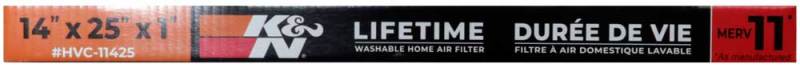 K&N HVAC Filter - 14 x 25 x 1 - HVC-11425
