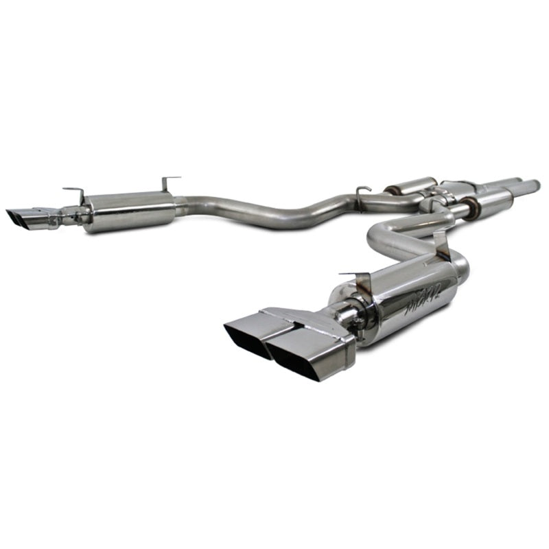 MBRP 08-11 Dodge Challenger SRT8 6.1L Hemi T304 Cat Back Dual Split Rear - S7110304