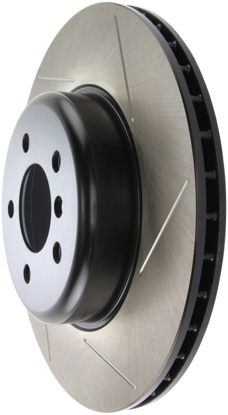 StopTech Sport 14-15 BMW 435i Rear Left Slotted Brake Rotor - 126.34147SL