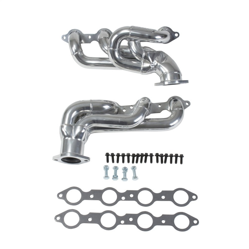 BBK 10-15 Camaro LS3 L99 Shorty Tuned Length Exhaust Headers - 1-3/4 Silver Ceramic - 40200