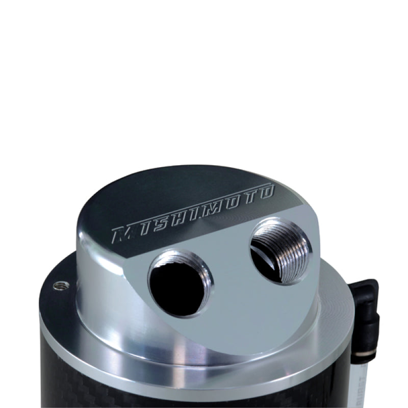 Mishimoto Carbon Fiber Oil Catch Can 10mm Fittings - MMOCC-CF