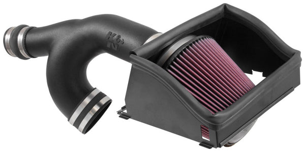K&N 2015 FORD F150 2.7L V6 Performance Intake Kit - 57-2593 for 2015-2017 Ford F 150 - front view