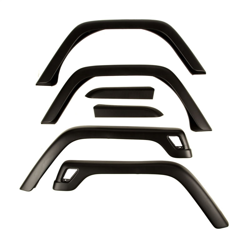 Omix 6-Piece Fender Flare Kit- 97-06 Jeep Wrangler - 11603.11