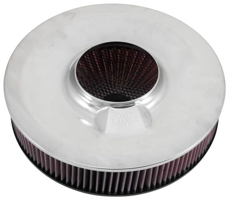 K&N X-Stream Top Assembly 14in OD 5.125in Neck Flange 4.62in H w/Vent - 66-3010
