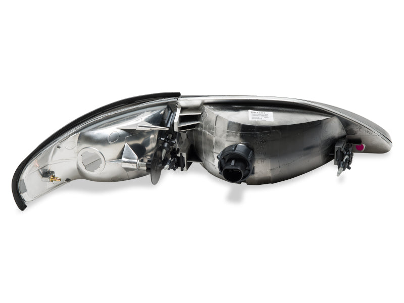 Raxiom 94-98 Mustang Axial Series Cobra Style Headlights- Black Housing (Clear Lens) - 49050