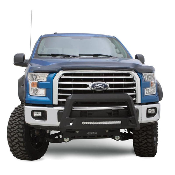 Lund 04-18 Ford F-150 (Excl. Heritage) Revolution Bull Bar - Black - 86521206 for 2004-2024 Ford F 150 - front view