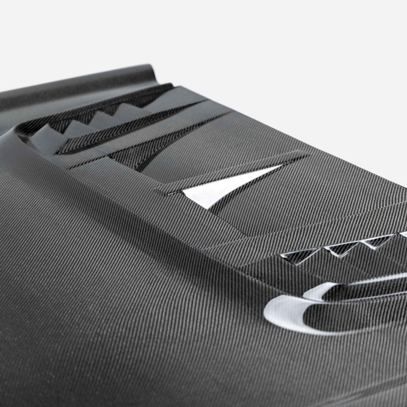 Anderson Composites 21-22 Ford Bronco 2DR/4DR Type-RT Carbon Fiber Hood - AC-HD21FDBR-RT by Anderson Composites - angle view