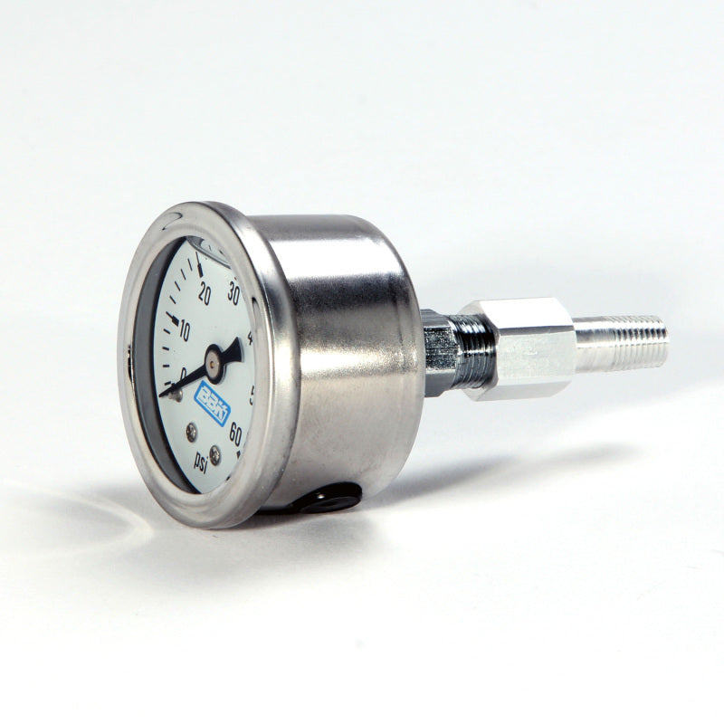 BBK Liquid Filled EFI Fuel Pressure Gauge 0-60 PSI - 1617