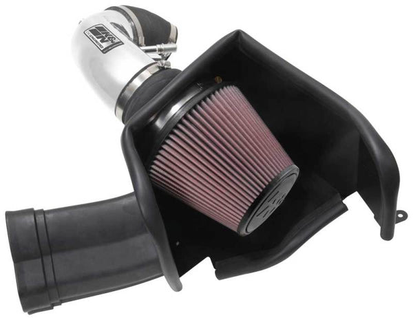 K&N 2018 Ford Mustang GT V8 5.0L F/I Typhoon Air Intake - 69-3540TP for 2018-2023 Ford Mustang - front view
