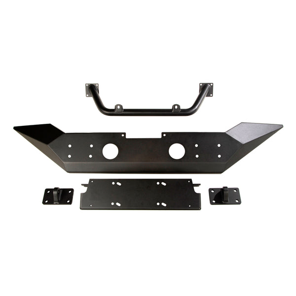 Rugged Ridge Spartan Front Bumper HCE W/Overrider 18-20 Jeep Wrangler JL/JT - 11548.41 for 2018-2026 Jeep Wrangler - front vi