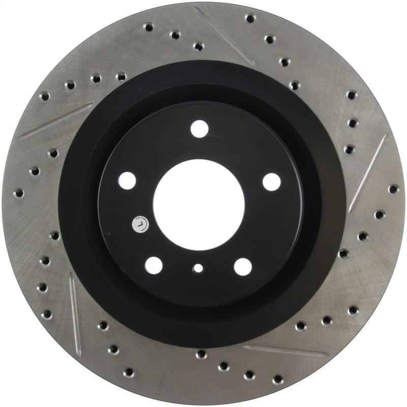 StopTech 06-07 350Z / 05-07 G35 exp Sport/ 06-07 G35X SportStop Slotted &amp; Drilled Front Left Rotor