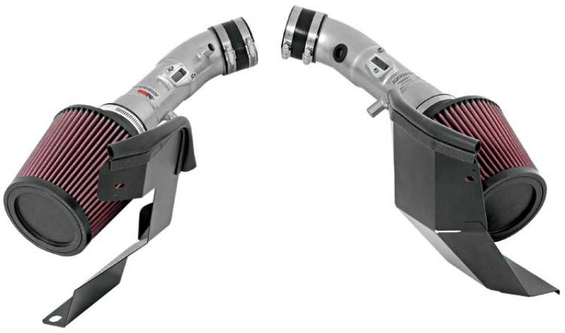 K&N 07-08 G35 Dual Silver Typhoon Short Ram Intakes - 69-7082TS