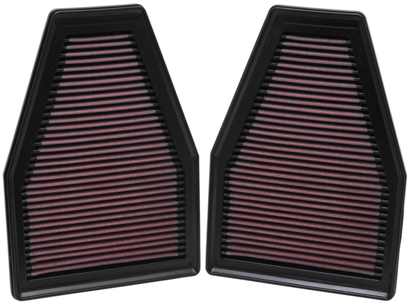 K&amp;N Replacement Air Filter 12-13 Porsche 911 3.4L / 12 911 3.8L / 13 911 3.6L / 13 911 Carrera 3.8L - 33-2484