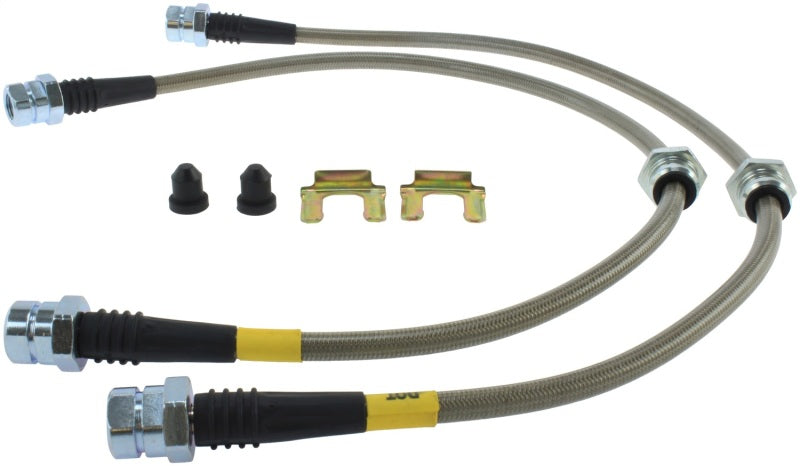 StopTech 08-12 VW Golf R32/Golf R Front Stainless Steel Brake Line Kit - 950.33024