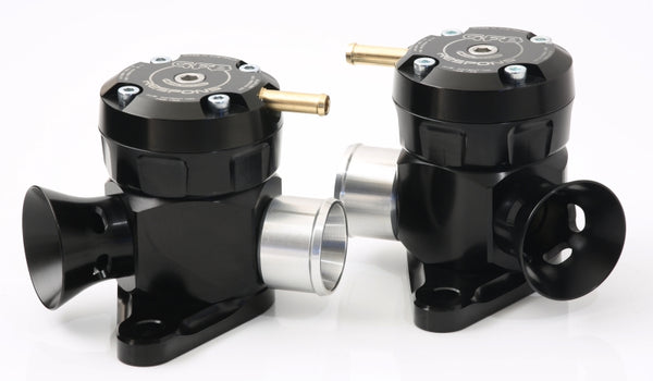 GFB 09+ Nissan GTR TMS Respons Twin Valve Blow Off Valve Kit - T9005 for 2009-2024 Nissan GT R - front view