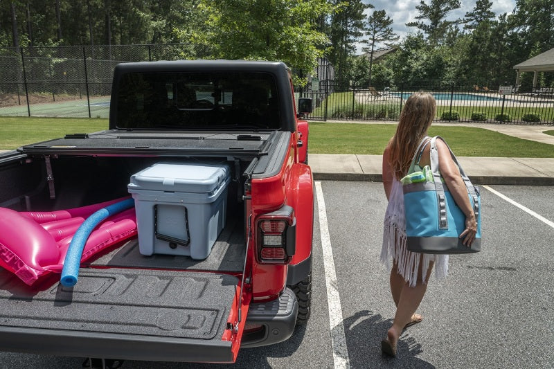 Rugged Ridge Armis Hard Folding With LINE-X Bed Cover 2020 JT - 13550.24 for 2020-2025 Jeep Gladiator - additional view