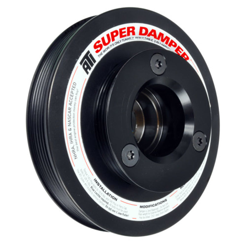 ATI Damper - 6.78in - Alum - 4 &amp; 6 Grv - Honda H22 - Street - 4 Percent &amp; 9 Percent OD Sizes - ATI918468