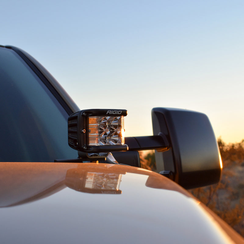 Rigid Industries 14-20 Toyota Tundra A-Pillar Light Kit (Includes D-SS Flood) - 46705