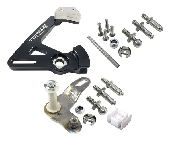 Torque Solution Short Shifter: Volkswagen MK5/MK6/MK7 / Audi MK2/MK3 (6 Speed) w/ Stainless Lever - TS-SS-027.3S for 2006-202
