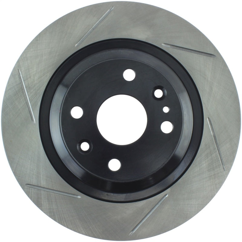 StopTech Power Slot 01-05 Mazda Miata Sport Suspension/Turbo SportStop Slotted Rear Right Rotor - 126.45062SR