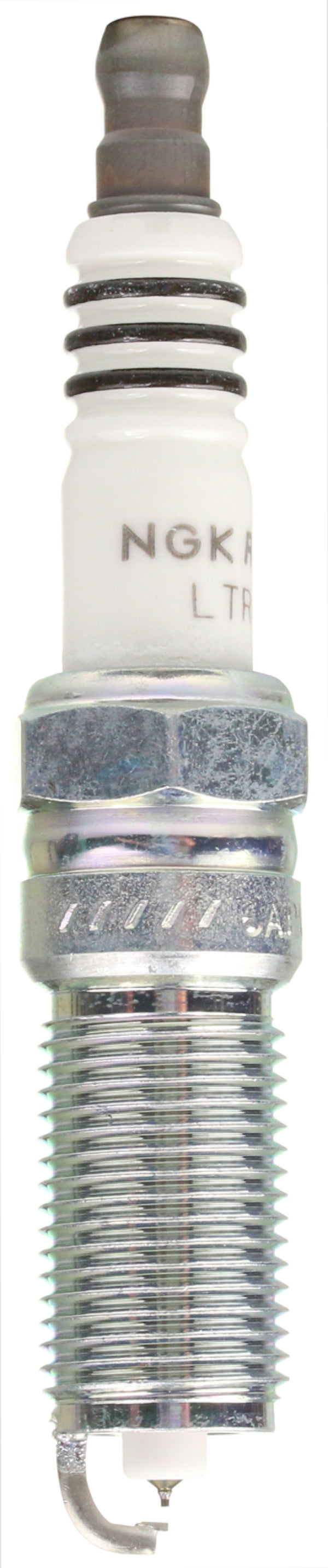 NGK Ruthenium HX Spark Plug Box of 4 (LTR6BHX) - 90495 for 2010-2019 Ford F 150 - front view