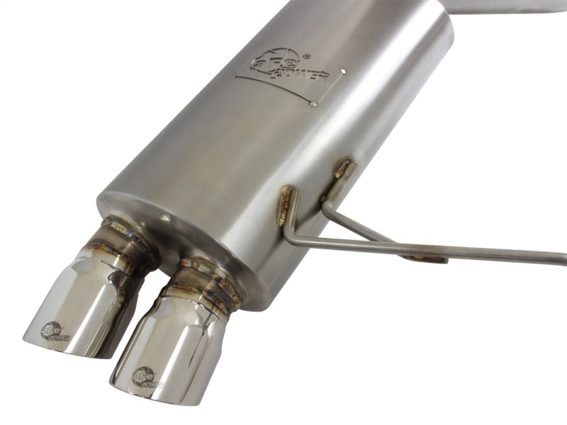 aFe MACHForce Exhaust Cat-Back SS-304 w/ Polished Tips 07-13 BMW 328i (E92/93) L6 3.0L Non-Turbo - 49-36313